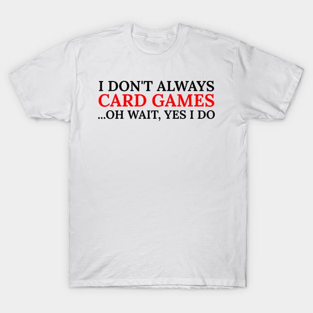 card game T-Shirt by Design stars 5